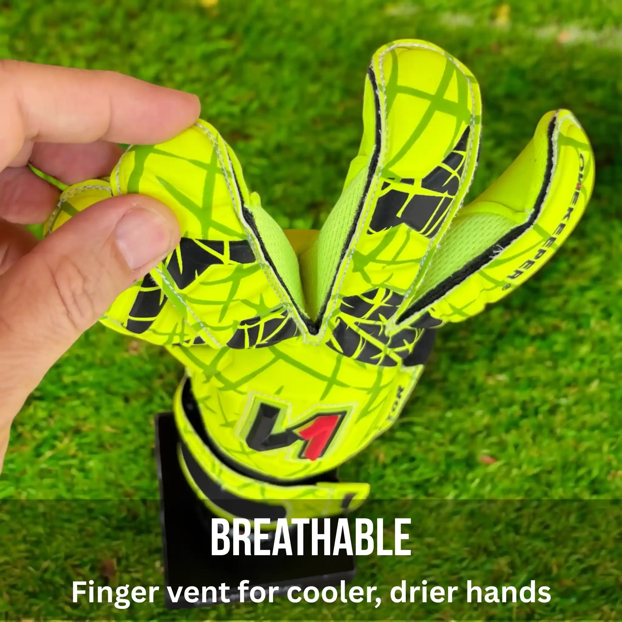 ONEKEEPER Vector Evolution Neon Yellow with Breathable Fingers