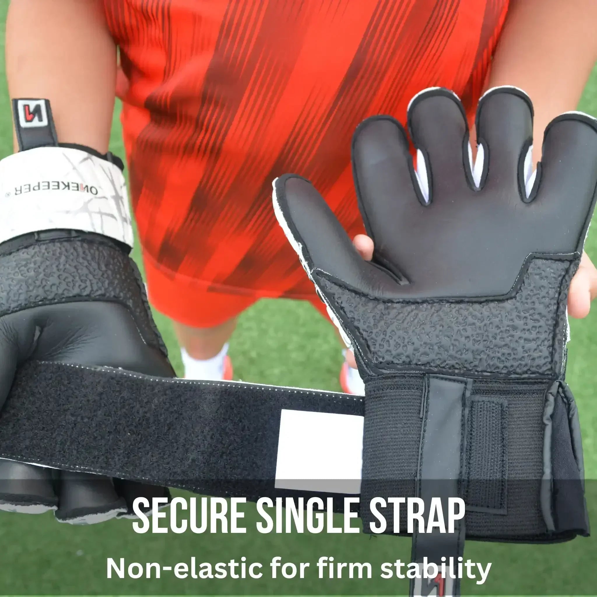 ONEKEEPER Vector Evolution White and Black with a non-elastic single strap