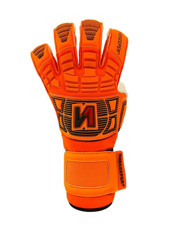 Professional goalkeeper gloves ONKEEPER Fusion Contact Pro Orange Fusion Cut gk