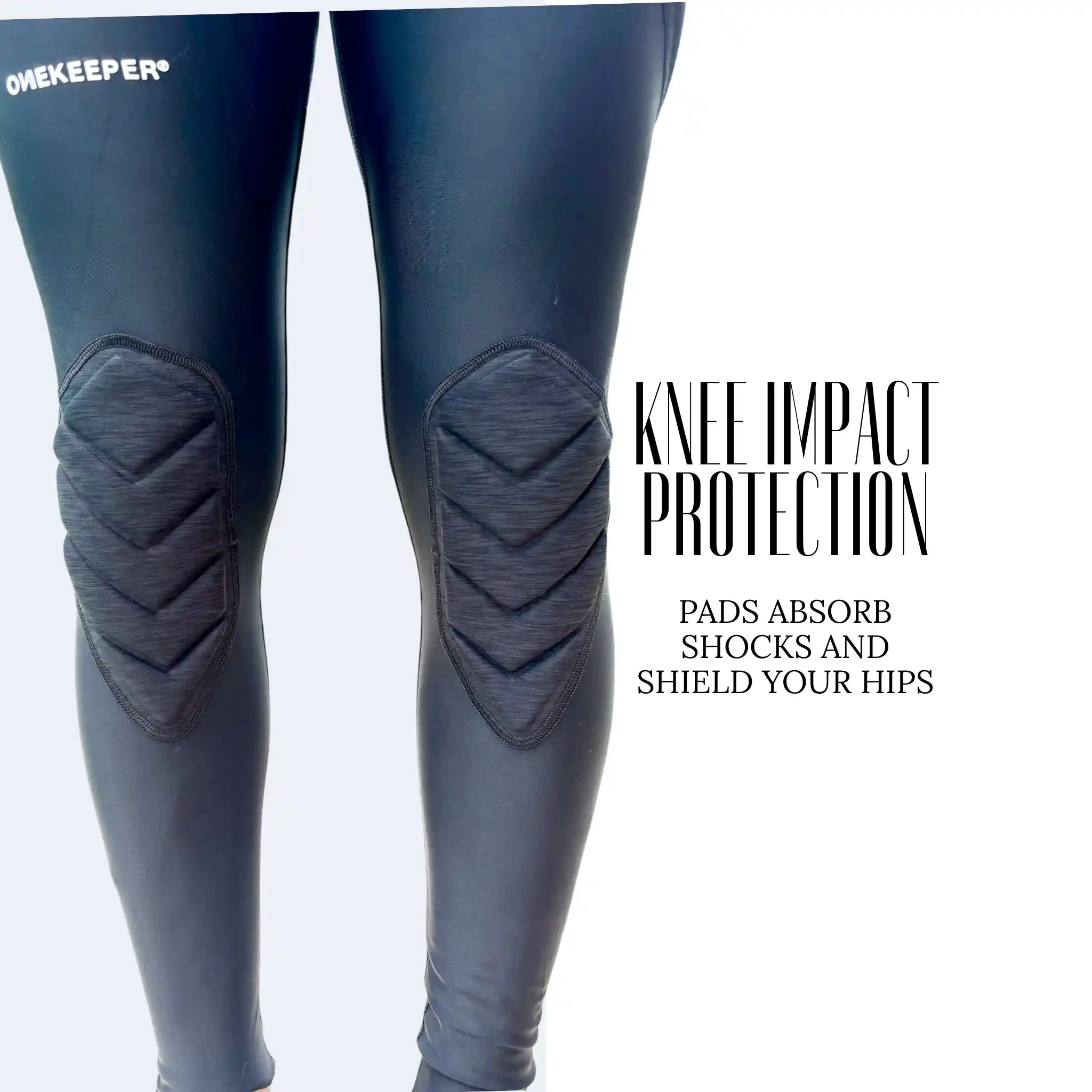 Goalkeeper Padded Leggings with Hip & Knee Protection