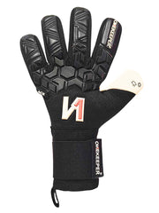 ONEKEEPER ACE Black and White - Negative Cut Pro-Level Goalkeeper Gloves - ONEKEEPER USA