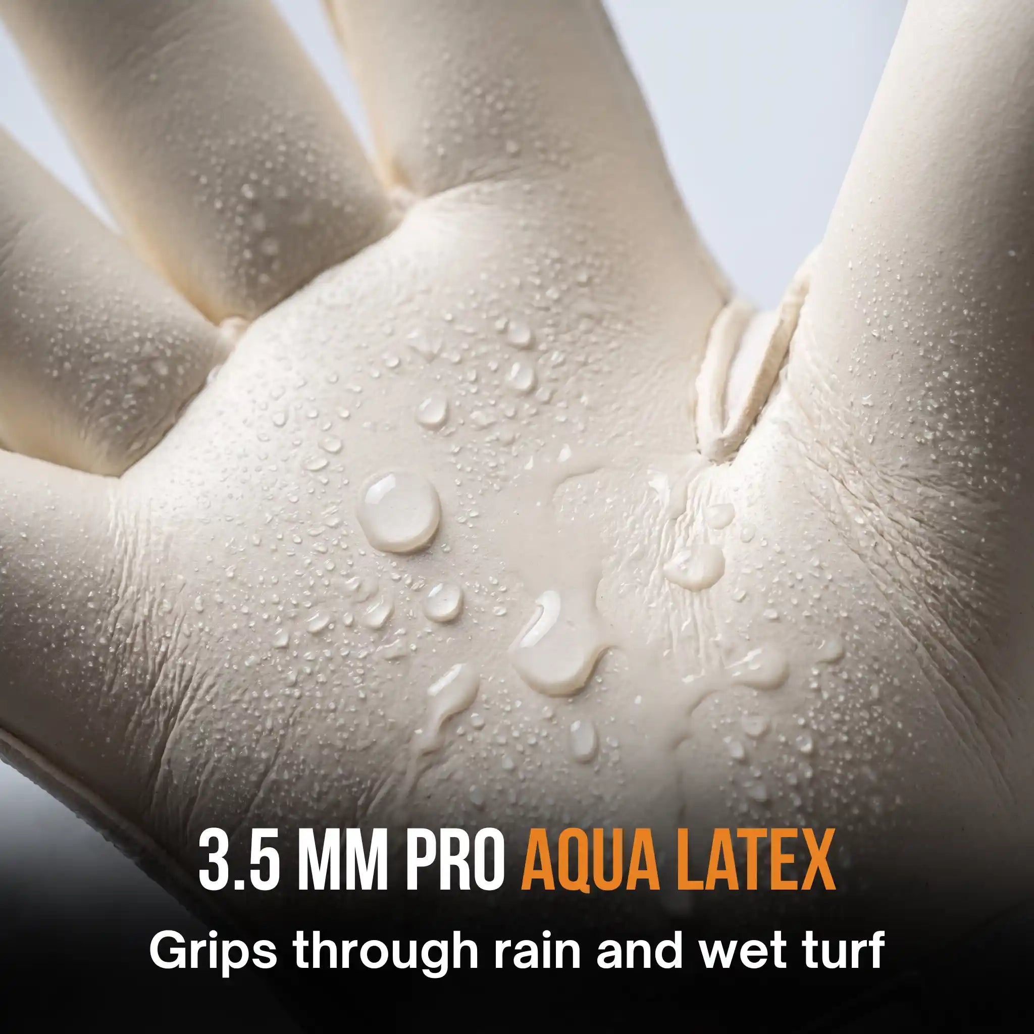 Retro Roll Finger Goalkeeper Gloves - 3.5mm German Aqua Latex