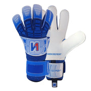 ONEKEEPER Fusion Aqua - Pro-Level Hybrid Cut Soccer Goalkeeper Gloves for Wet Weather Conditions - ONEKEEPER USA