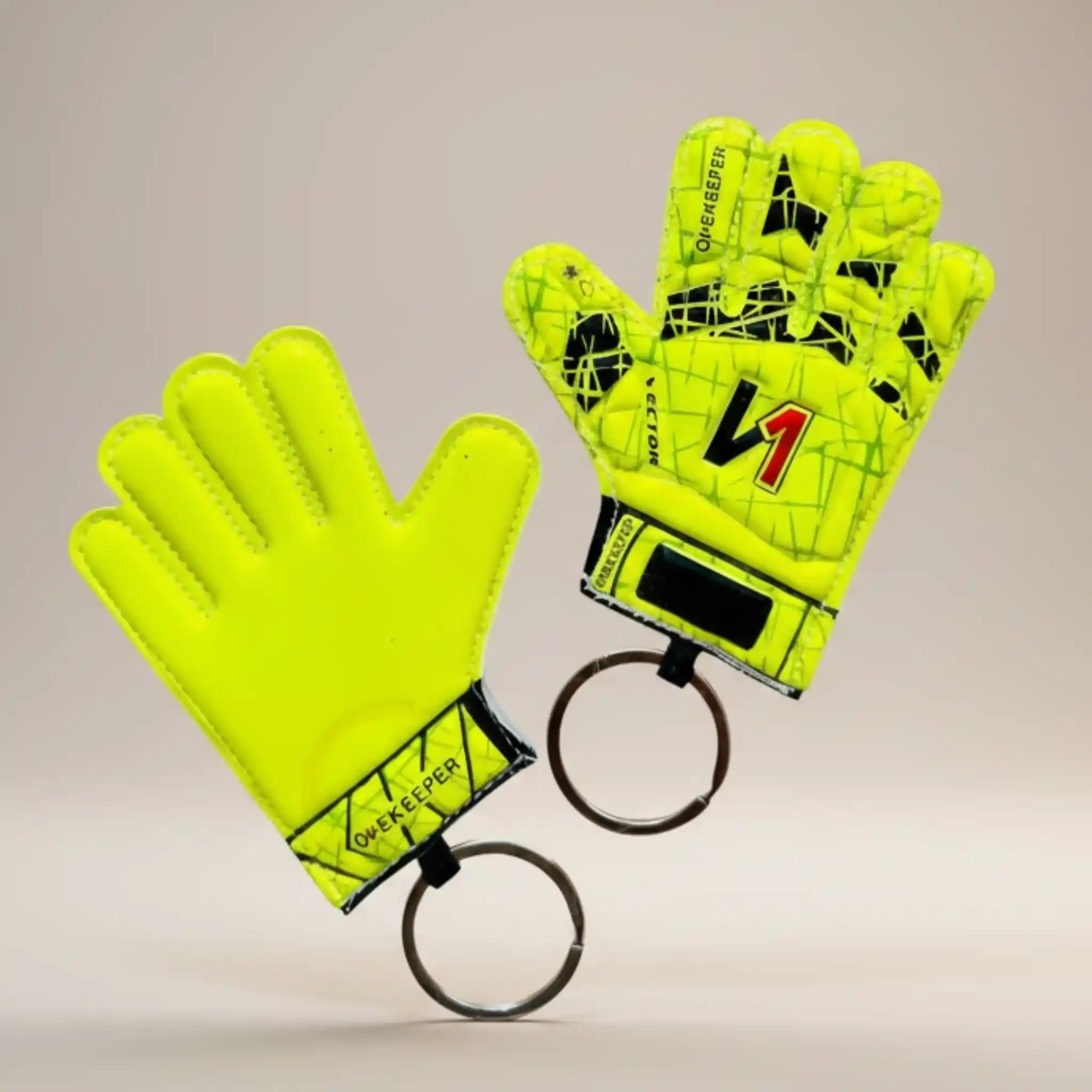 Goalkeeper Glove Keychain  for Backpacks, Bags, Keys & Gifts