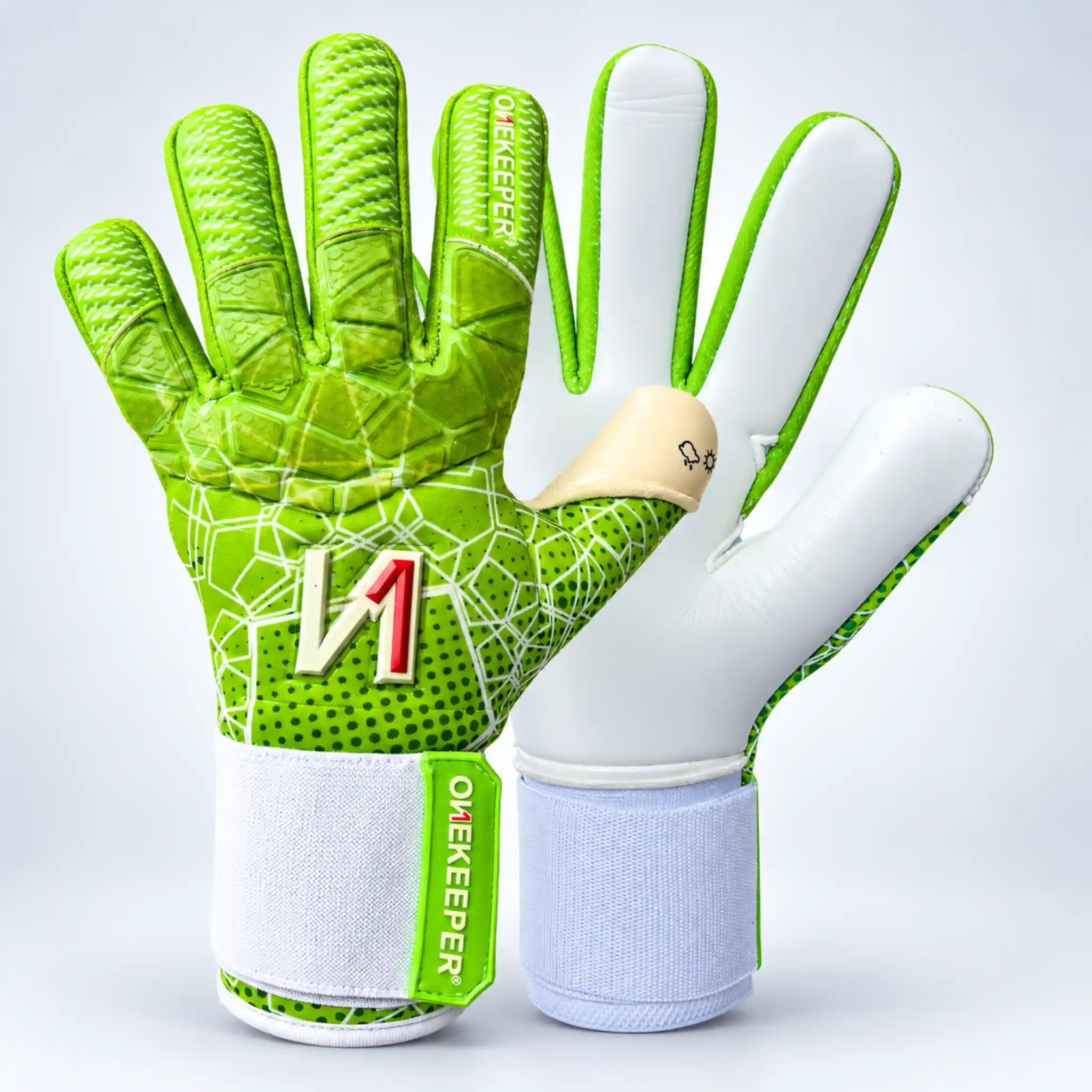 C-TEC Green Cold Weather Goalkeeper Gloves