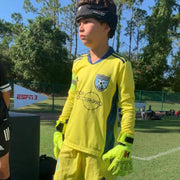 ONEKEEPER VECTOR Junior Fluorescent Yellow Kids & Junior Goalkeepers | Removable Finger Saves (Spines not Included) - ONEKEEPER USA