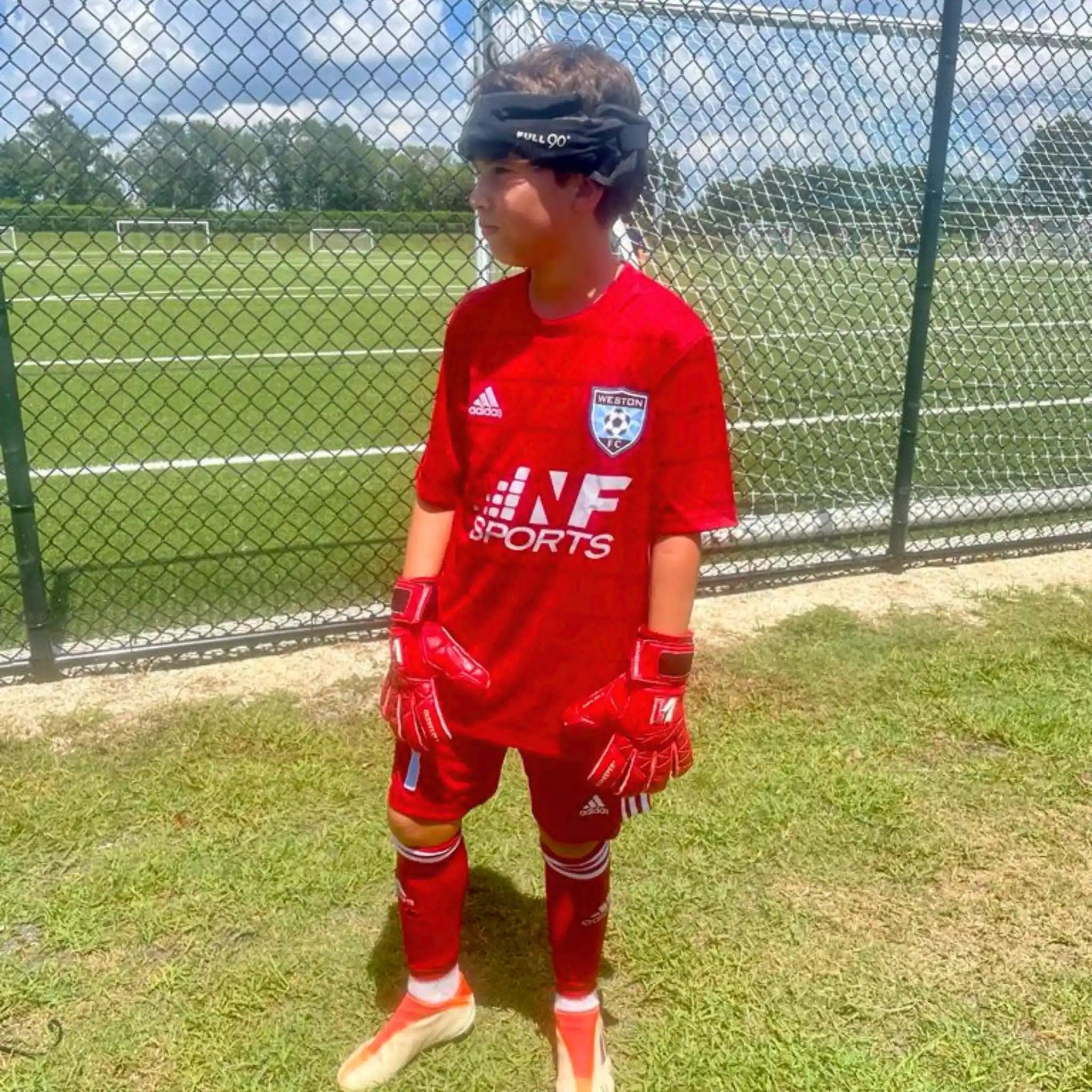 ONEKEEPER VECTOR Junior Red for Kids & Junior Goalkeepers | Removable Finger Saves (Spines not Included) - ONEKEEPER USA