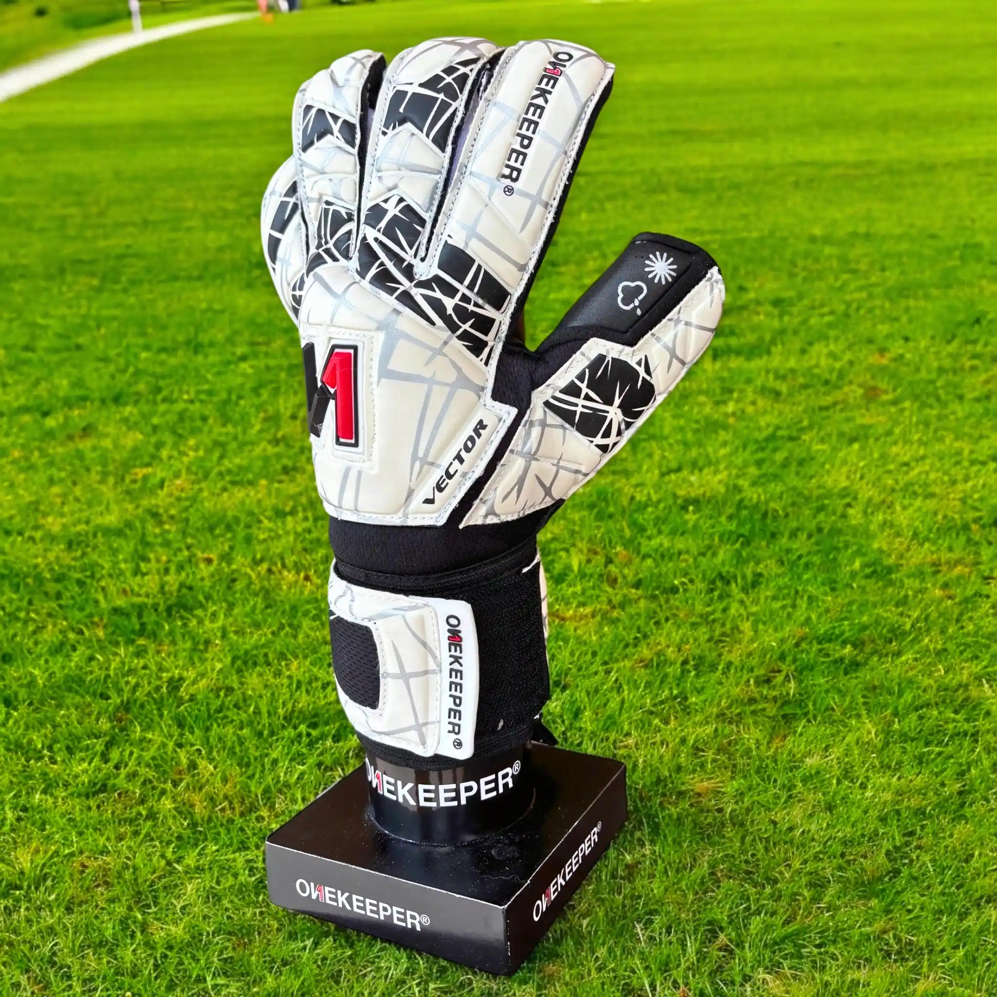 VECTOR Evolution Black and White with Removable Fingersaves for Kids and Youth (Spines Sold Separately)