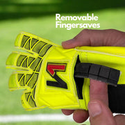 ONEKEEPER VECTOR Junior Fluorescent Yellow Kids & Junior Goalkeepers | Removable Finger Saves (Spines not Included) - ONEKEEPER USA