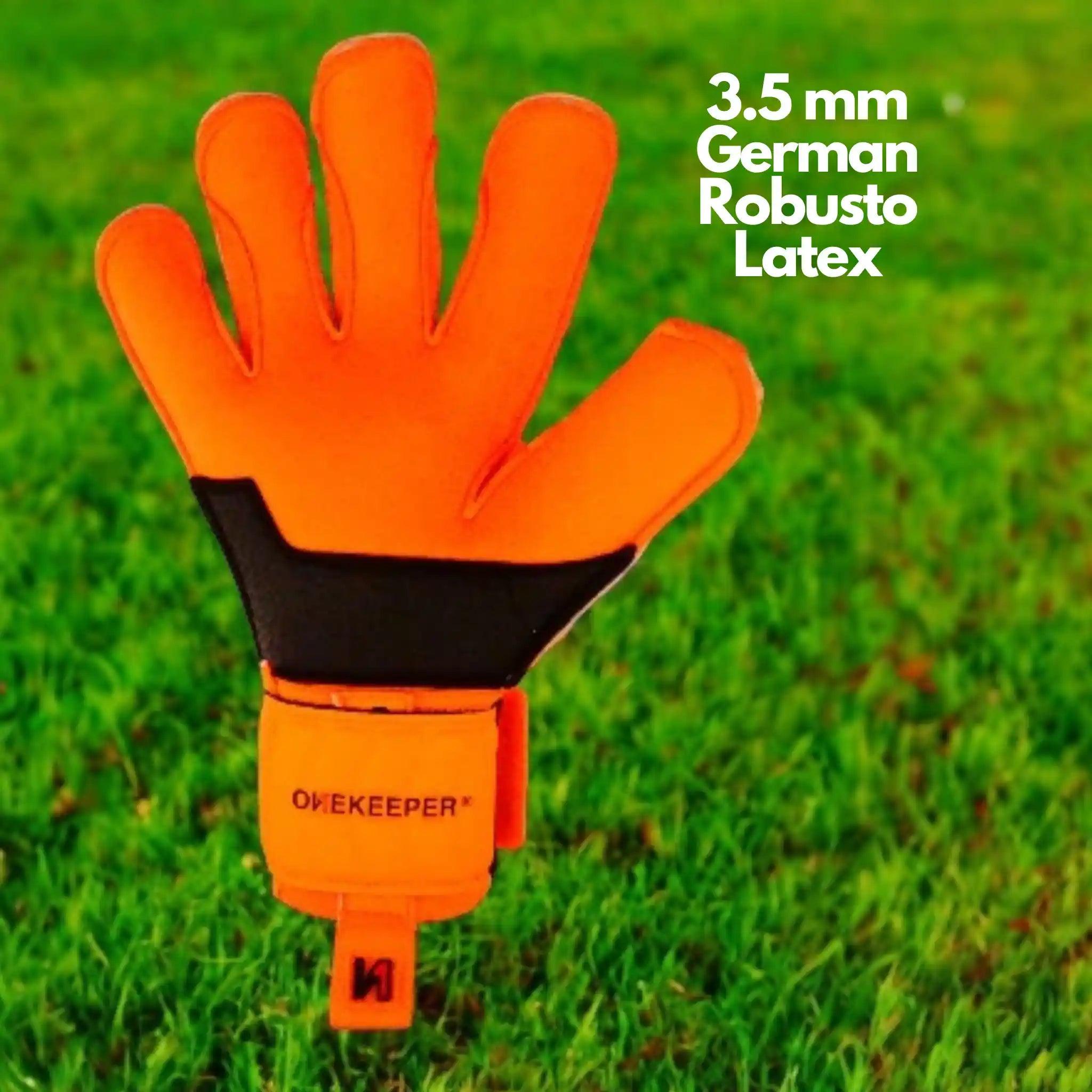 ONEKEEPER VECTOR Junior Fluorescent Orange Kids & Junior Goalkeepers | Removable Finger Saves (Spines not Included) - ONEKEEPER USA