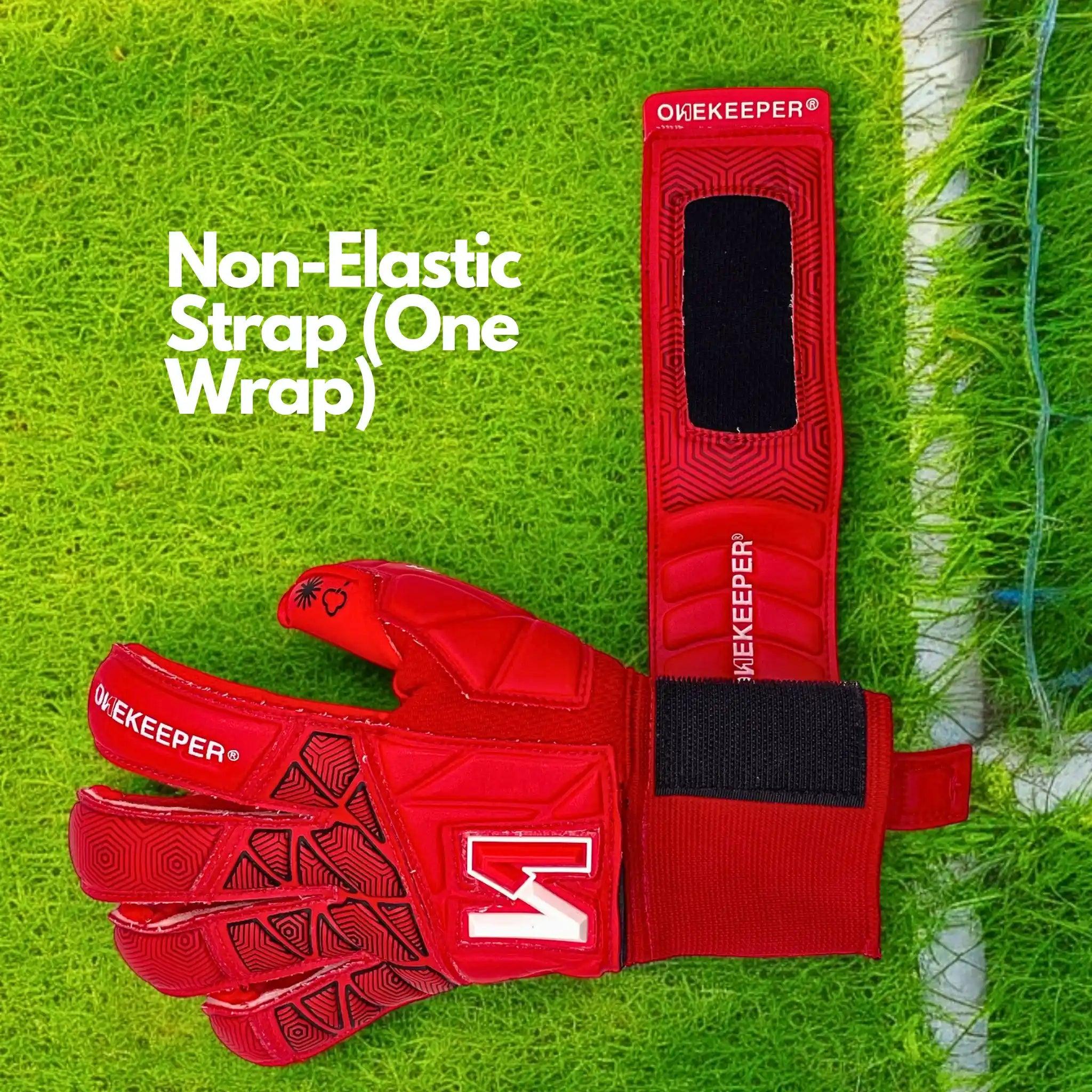 ONEKEEPER VECTOR Junior Red for Kids & Junior Goalkeepers | Removable Finger Saves (Spines not Included) - ONEKEEPER USA