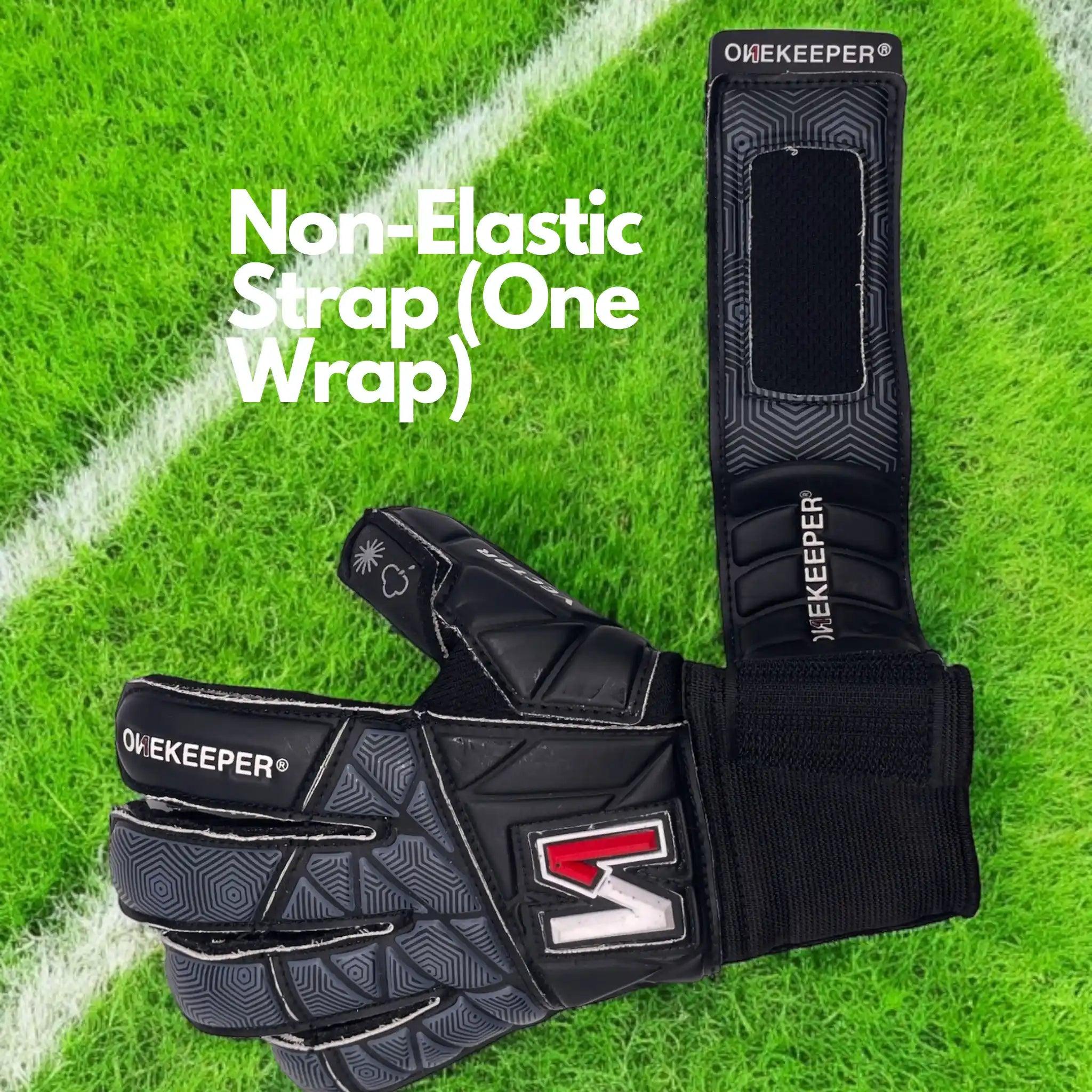 ONEKEEPER VECTOR Junior Black Kids & Junior Goalkeepers | Removable Finger Saves (Spines not Included) - ONEKEEPER USA