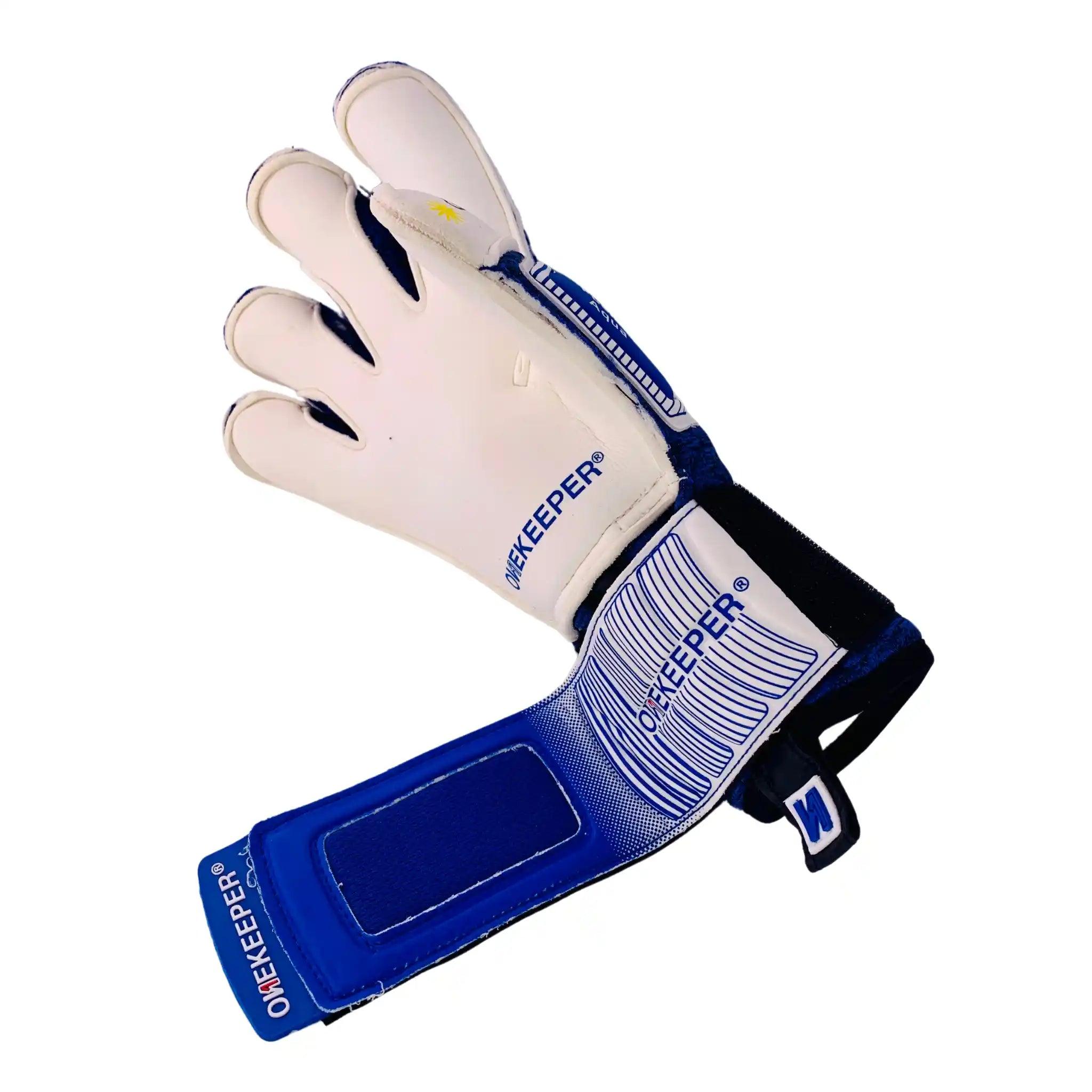 ONEKEEPER Fusion Aqua - Pro-Level Hybrid Cut Soccer Goalkeeper Gloves for Wet Weather Conditions - ONEKEEPER USA