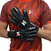 All Black Negative Cut Pro-Level Goalkeeper Gloves - ONEKEEPER ACE Black - ONEKEEPER USA