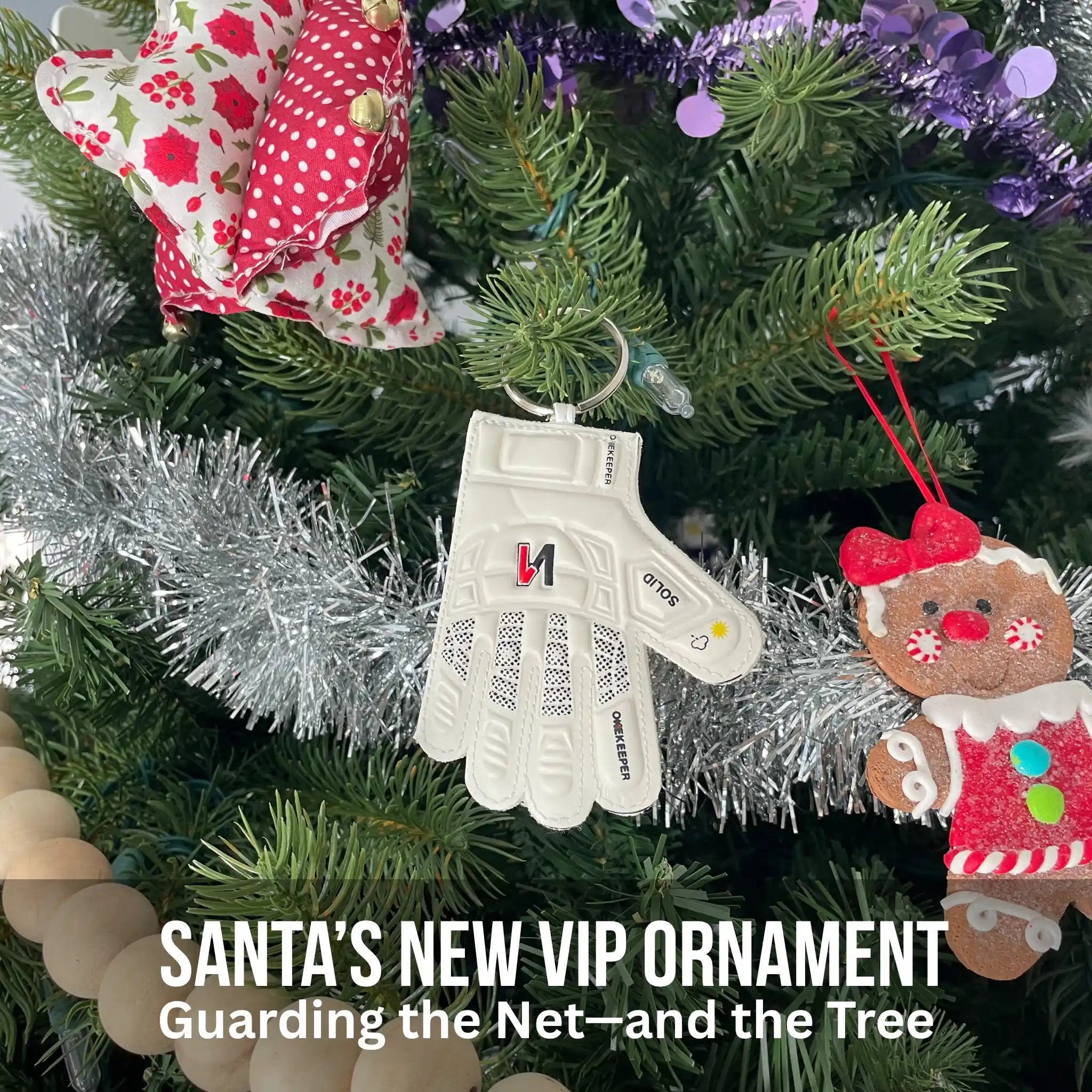 Goalkeeper Glove Keychain  for Backpacks, Bags, Keys & Gifts