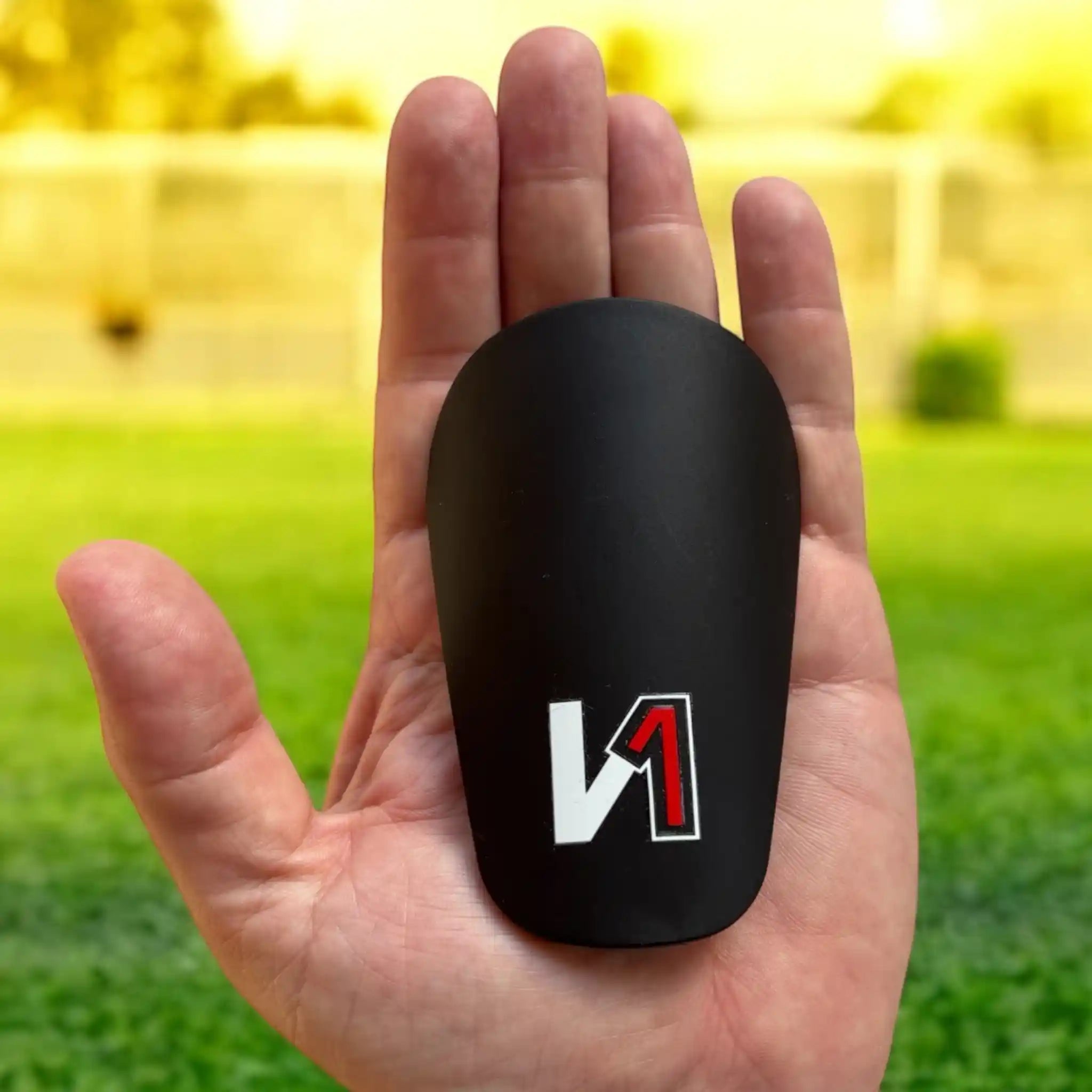 Ultra-Lightweight Black Mini Shin Guards – Tiny Shin Pads, Minimal Bulk