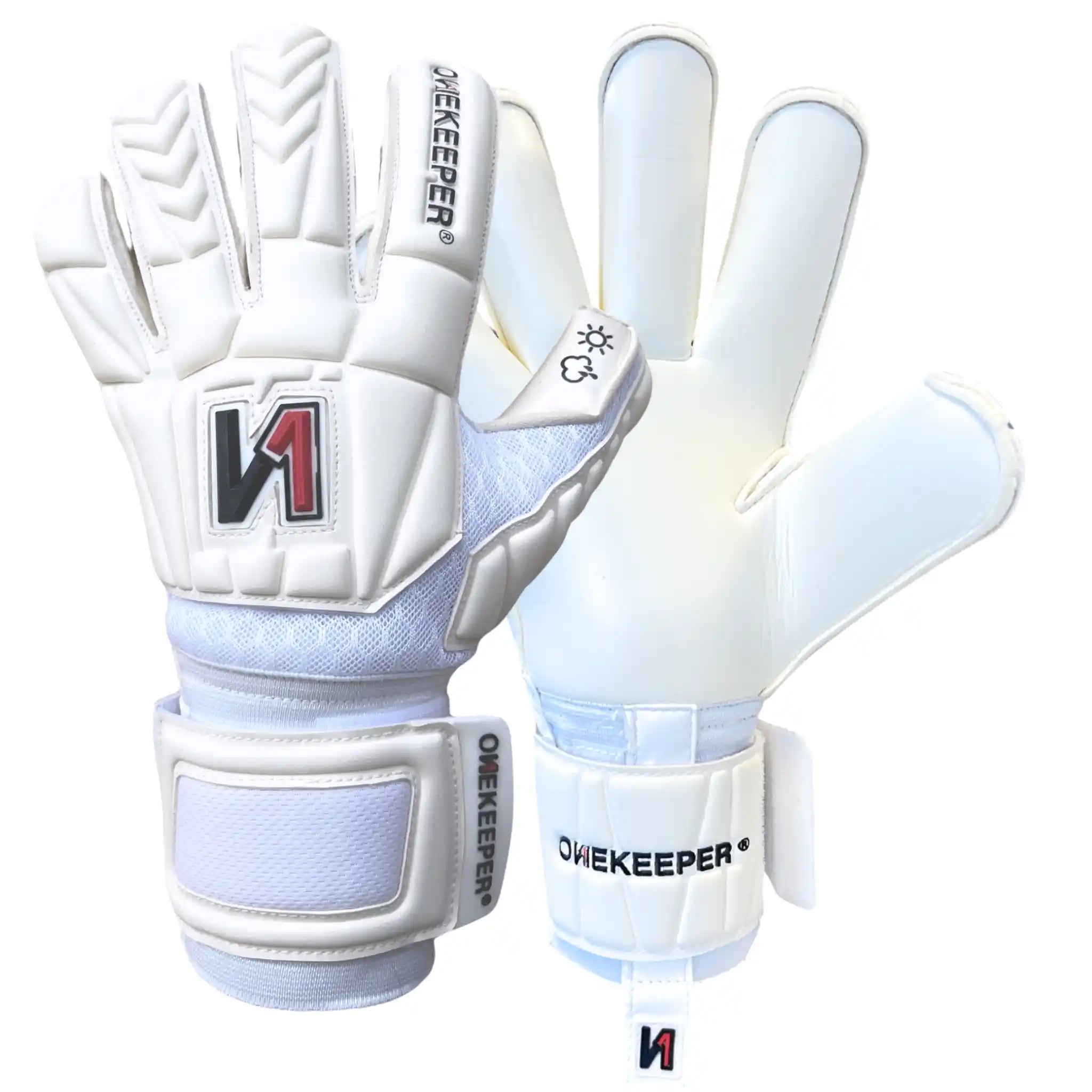 ONEKEEPER Retro - Roll Finger Goalkeeper Gloves – Classic Style, Modern Power