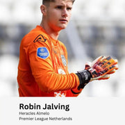 ONEKEEPER ACE Orange and White -Negative Cut Pro-Level Goalkeeper Gloves - ONEKEEPER USA