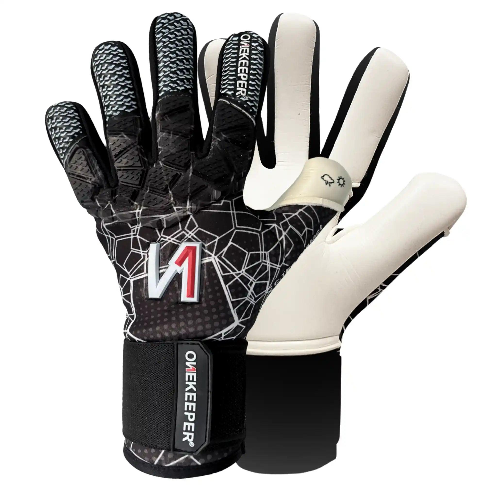 5 C-TEC Black and White with Thin Neoprene Backhand for Cold Weather
