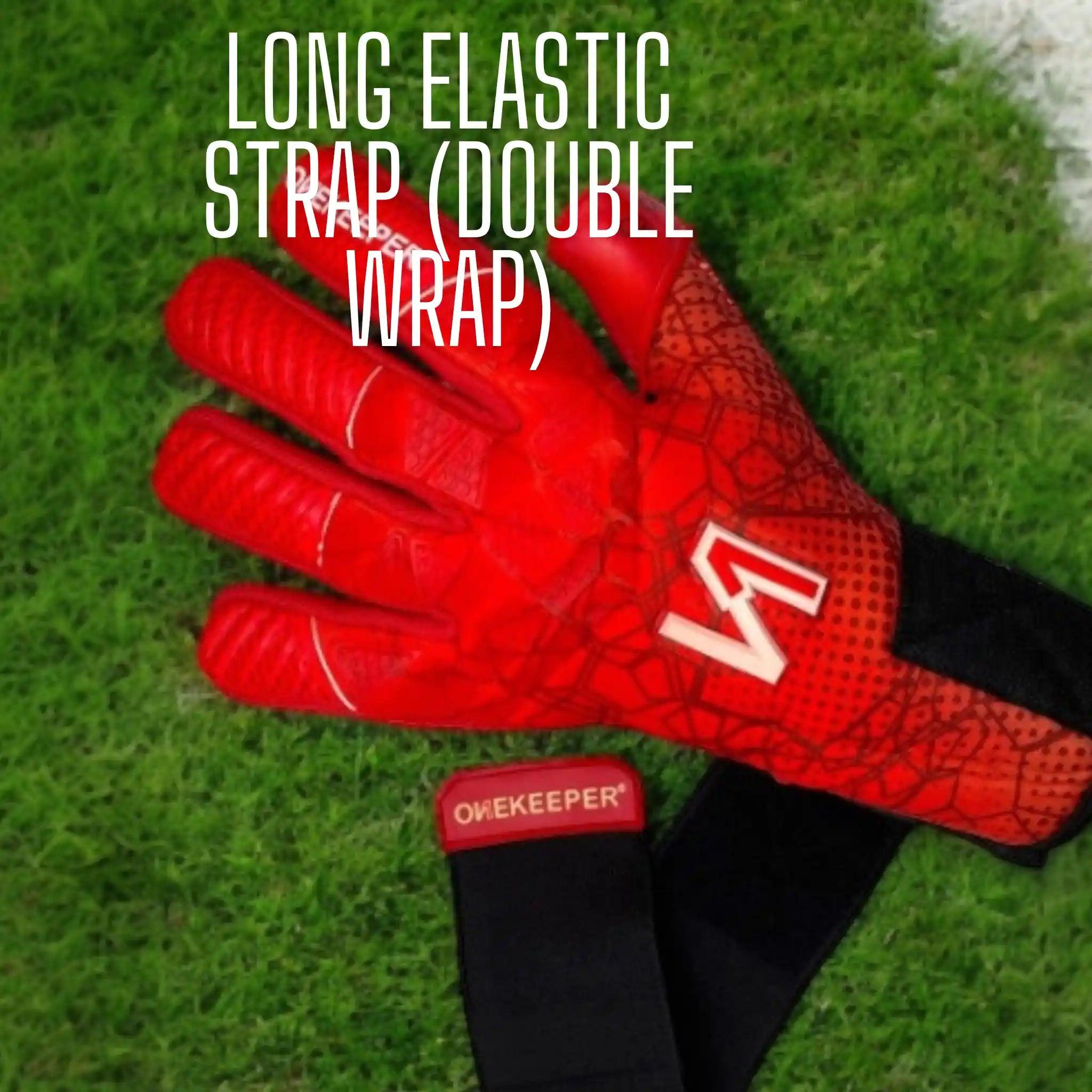 ONEKEEPER C-TEC Contact Pro All Red - Professional Level Goalkeeper Gloves - ONEKEEPER USA