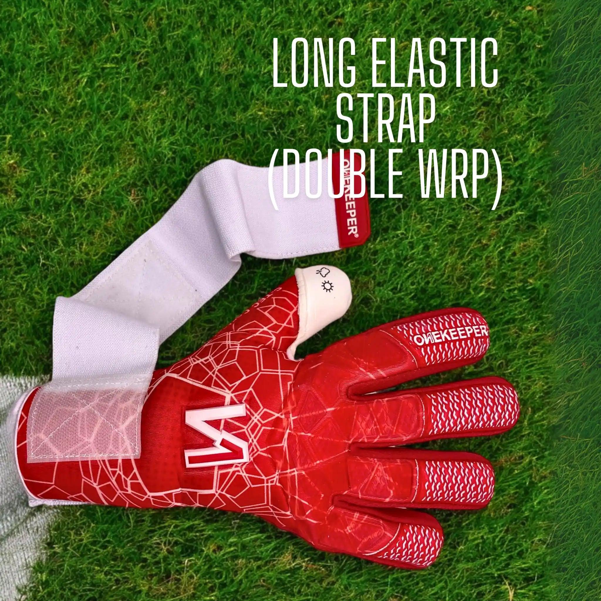 ONEKEEPER C-TEC Red and White - Pro Goalkeeper Gloves for Kids & Adults - ONEKEEPER USA