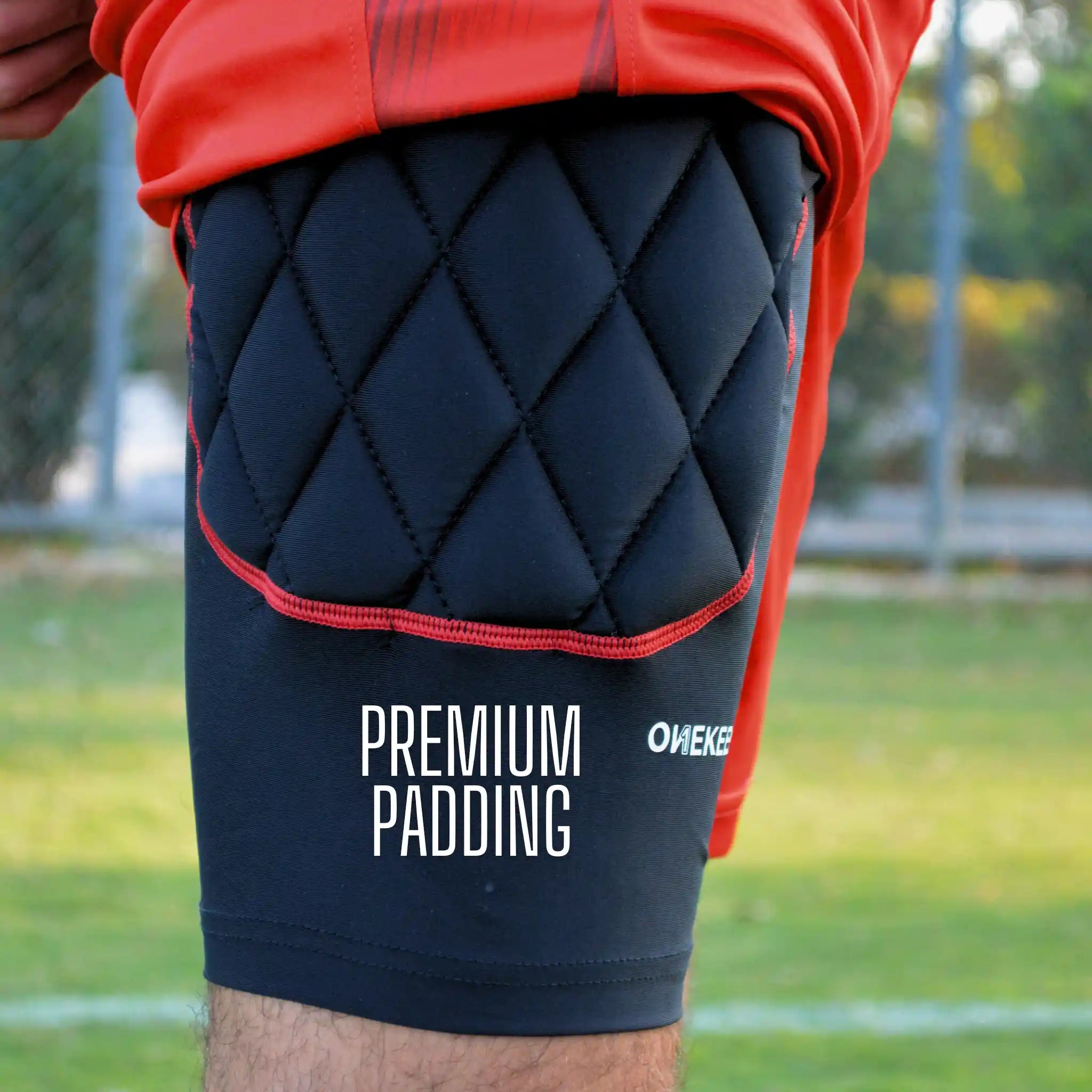 ONEKEEPER Compression Shorts Padded Black Goalkeeper