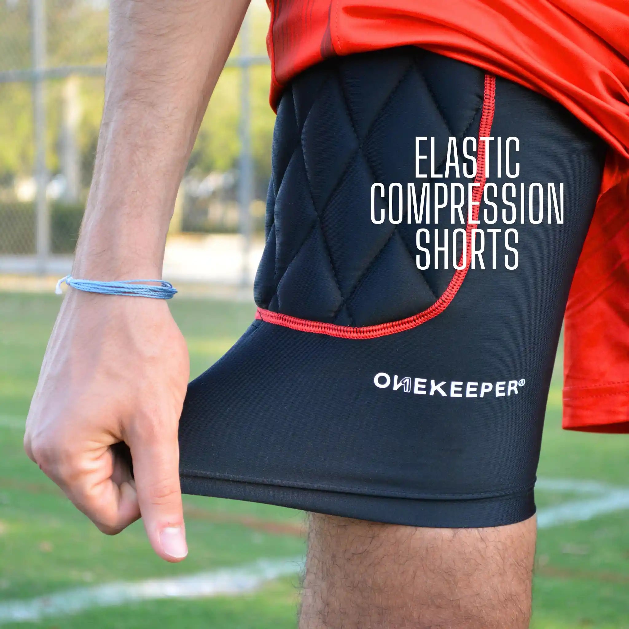 ONEKEEPER Compression Shorts Padded Black Goalkeeper