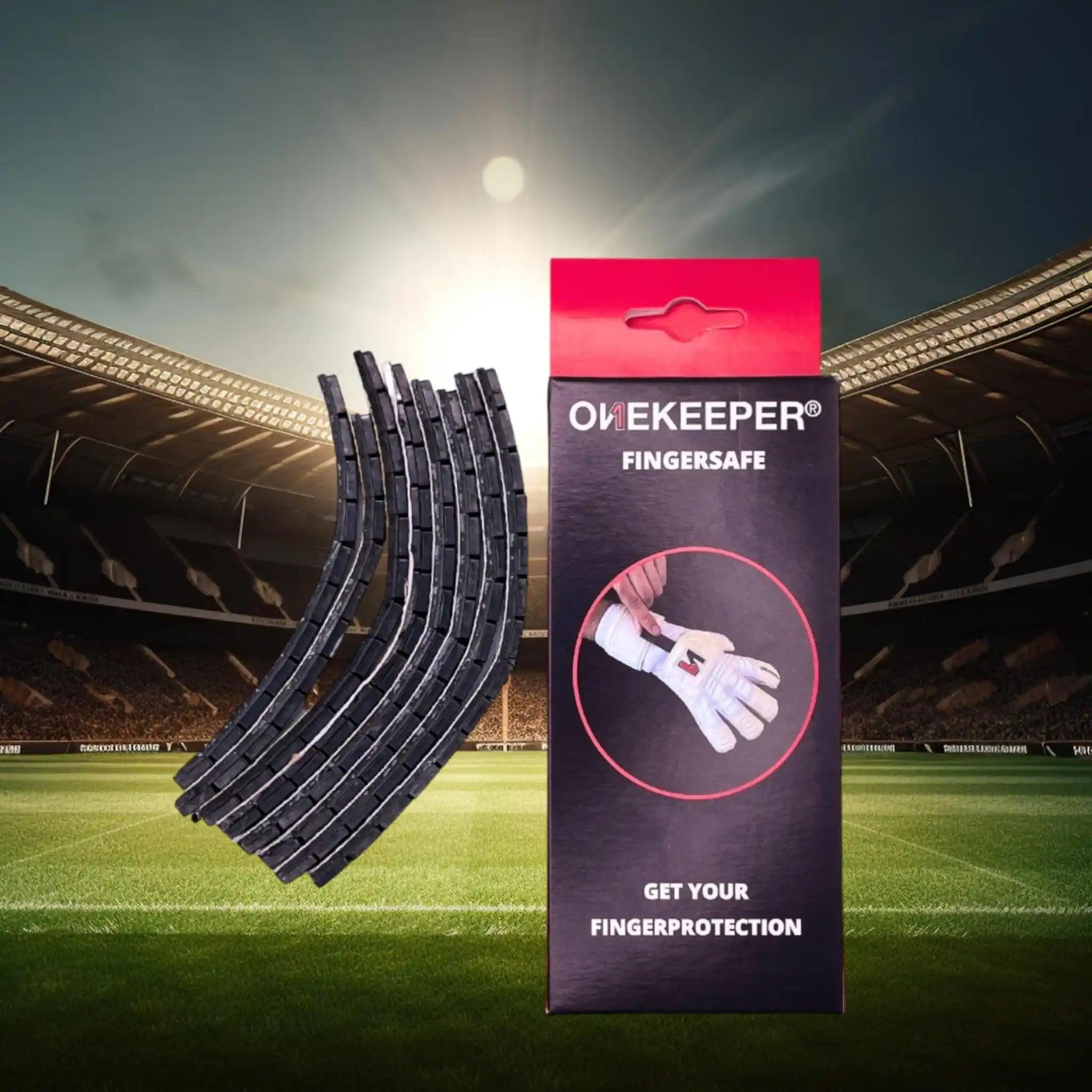 ONEKEEPER Soccer GK Fingersaves (Set of 8 Spines) Fits Goalkeeper Gloves Sizes 3-12 - ONEKEEPER USA