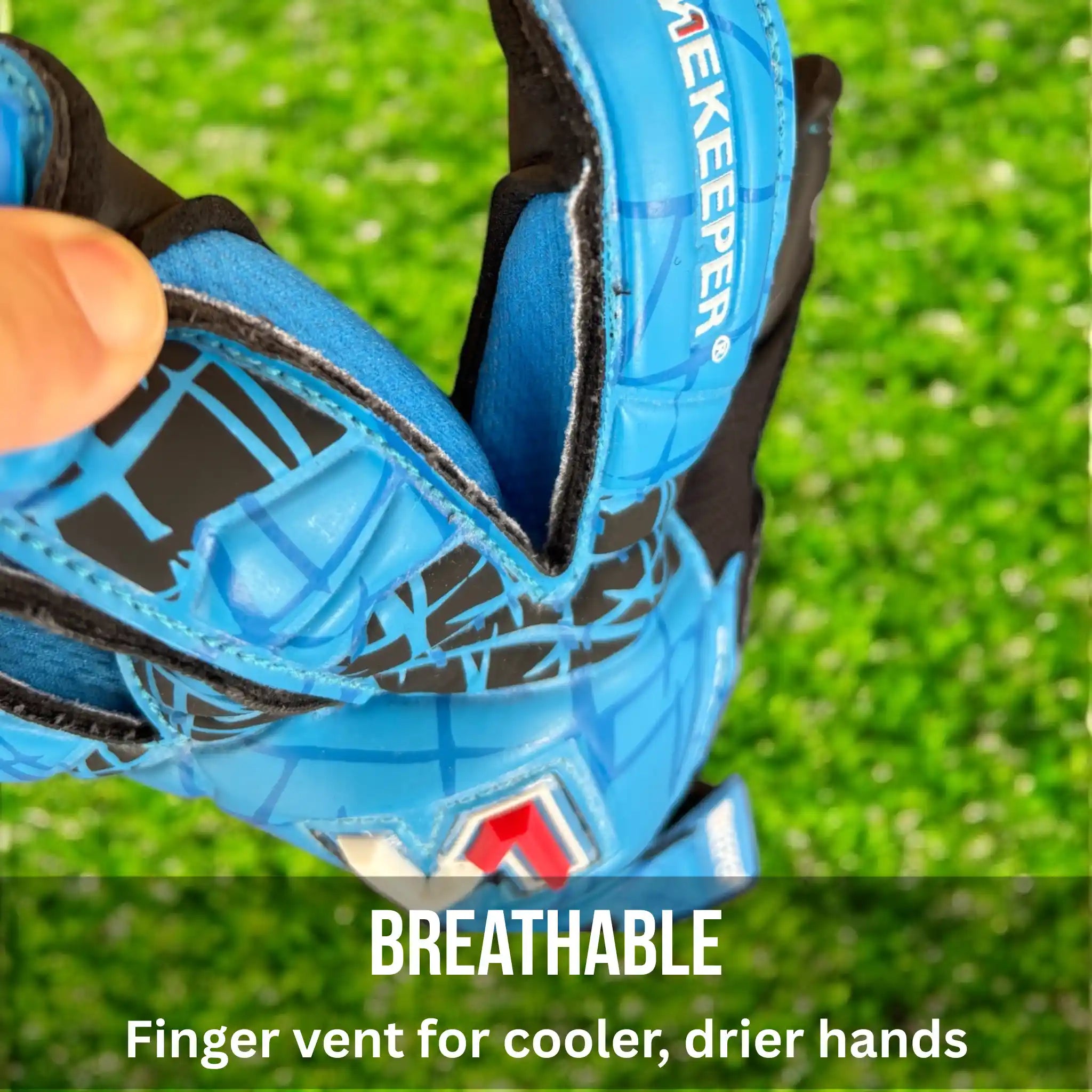 ONEKEEPER Vector Evolution Blue Breathable Fingers
