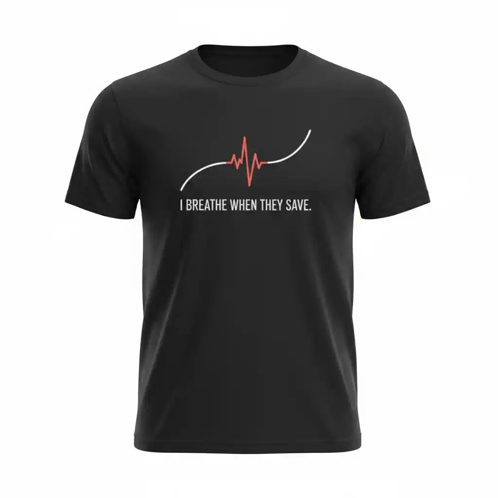 I Breathe When They Save. — Goalkeeper Parent Unisex T-Shirt | OneKeeper