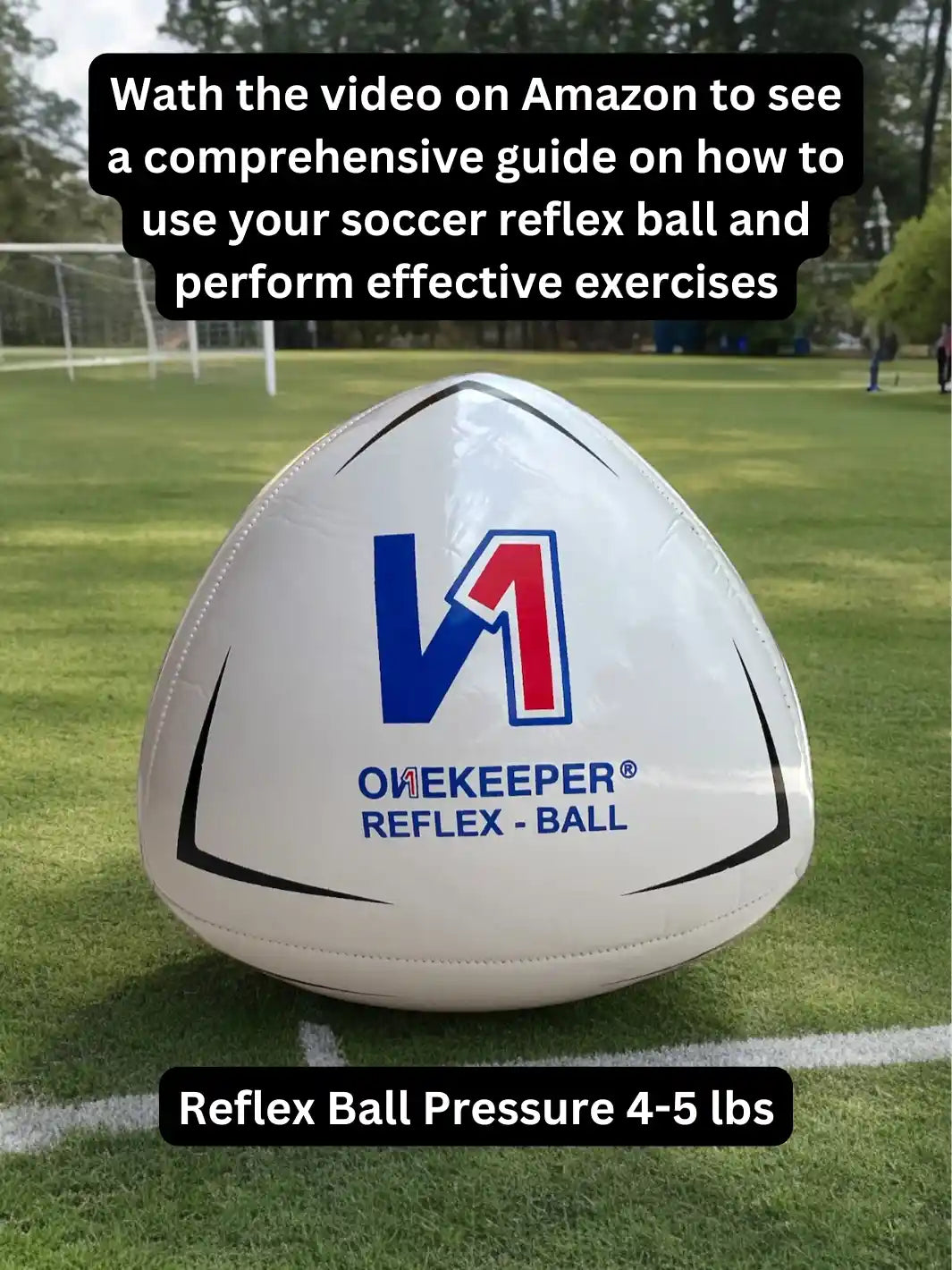 The Ultimate ONEKEEPER Soccer Reflex & Reaction Ball for Kids & Junior