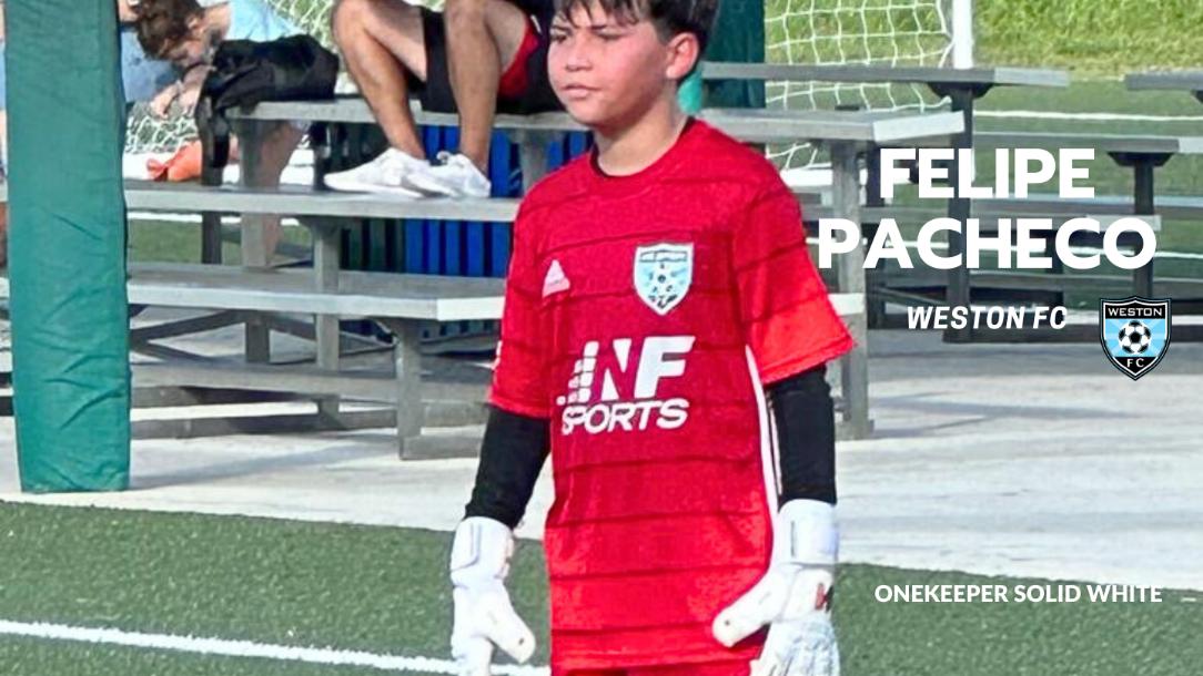 ONEKEEPER Solid White Pupil for Kids Professional Level Goalkeeper Gloves