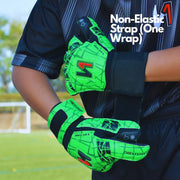 ONEKEEPER VECTOR Evolution Green Kids & Junior Goalkeepers | Removable Finger Saves | Spines Sold Separately