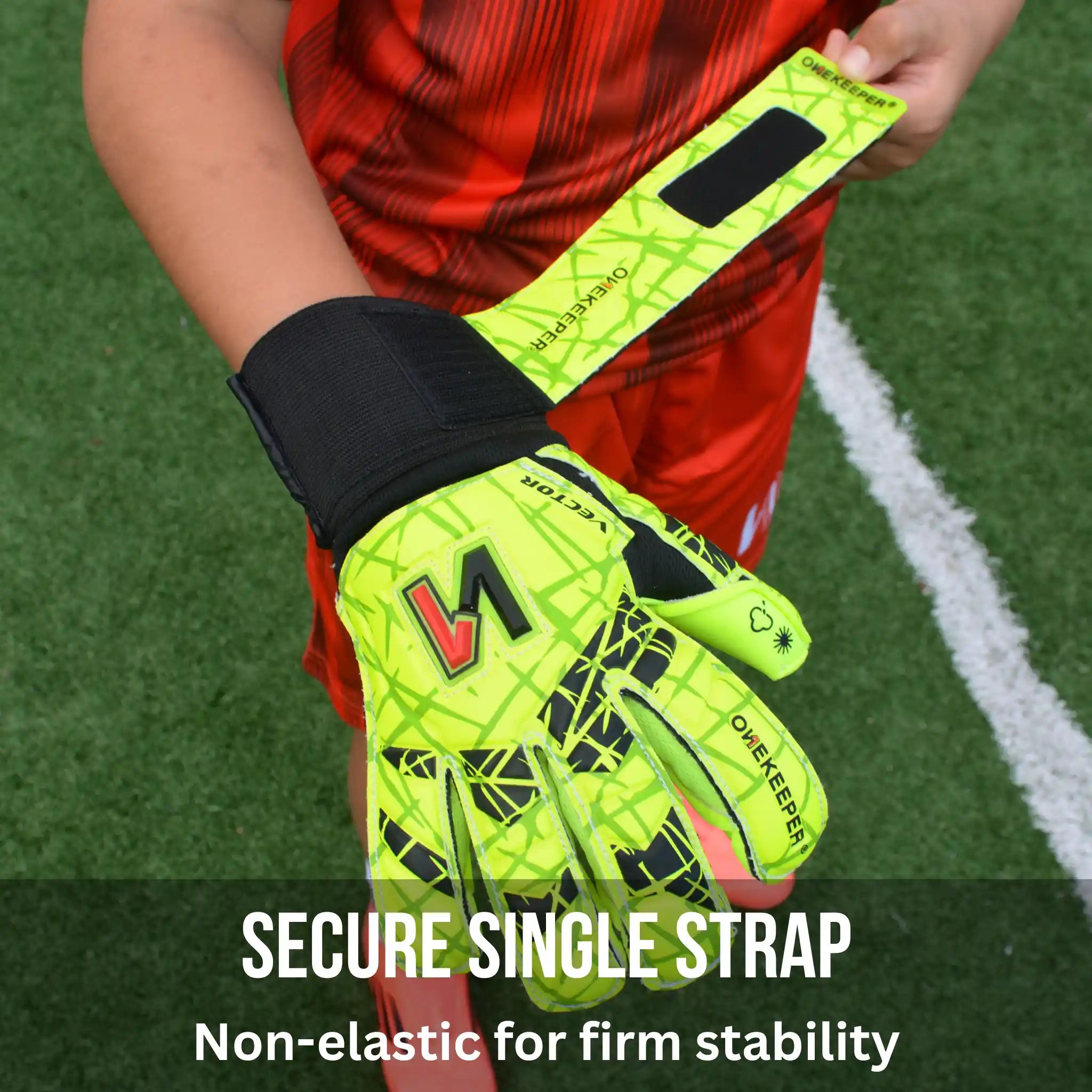 ONEKEEPER Vector Evolution Neon Yellow with Non-Elastic Single Strap
