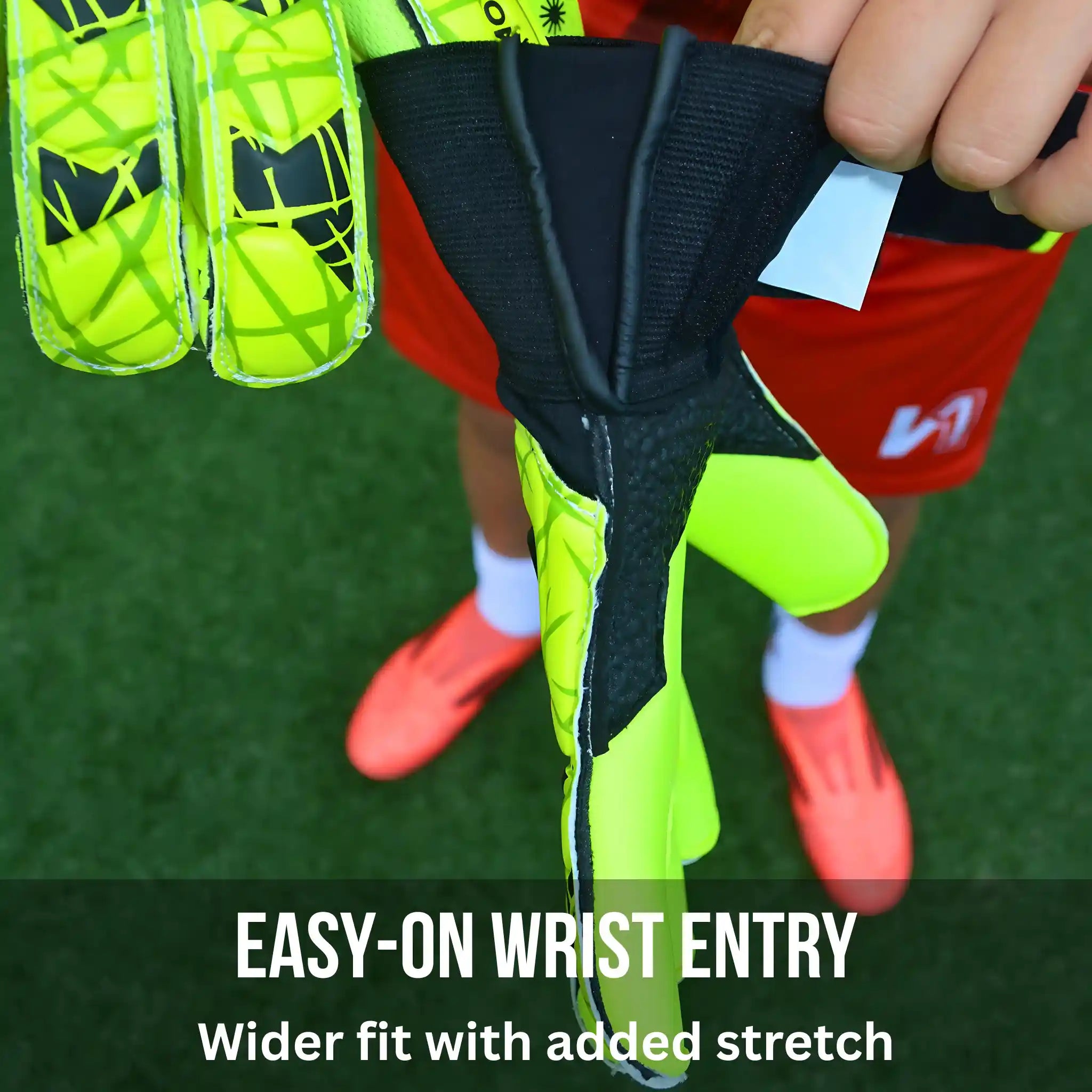 ONEKEEPER Vector Evolution Neon Yellow with easy-on Wrist Entry