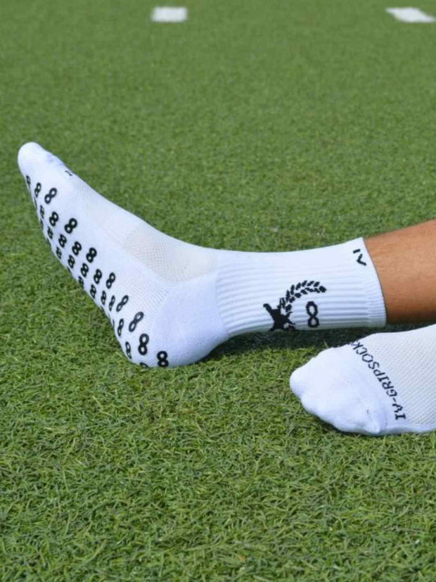Football Grip Socks - White – Kilbirnie Sports