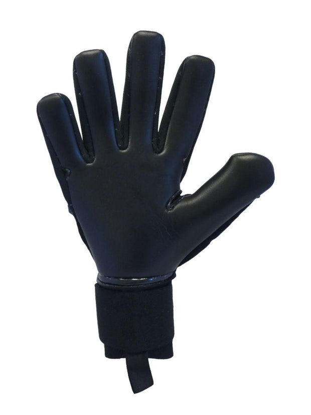 ONEKEEPER ACE Black - All Black Negative Cut Pro-Level Goalkeeper Gloves - ONEKEEPER USA