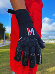 ONEKEEPER ACE Black (New Model) - All Black Negative Cut Pro-Level Goalkeeper Gloves for Kids and Adults - ONEKEEPER USA