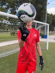 ONEKEEPER ACE Black (New Model) - All Black Negative Cut Pro-Level Goalkeeper Gloves for Kids and Adults - ONEKEEPER USA