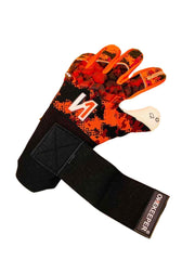 ONEKEEPER ACE Orange and White -Negative Cut Pro-Level Goalkeeper Gloves - ONEKEEPER USA