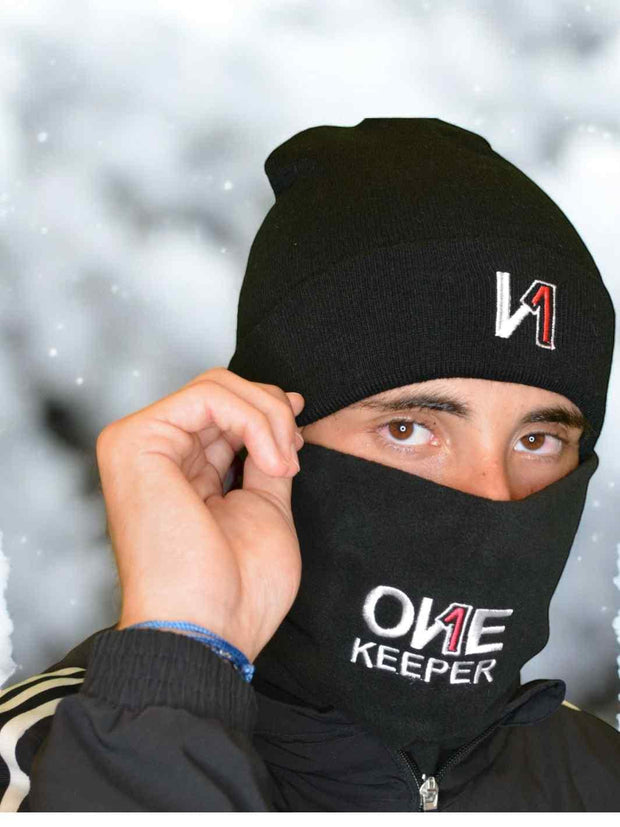 ONEKEEPER Black Beanie - High-Quality Fabric for Improved Winter Performance - ONEKEEPER USA