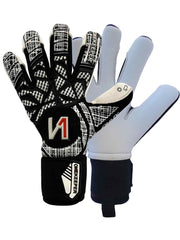 ONEKEEPER Finaty Black - Negative Cut Black and White Pro-Level Goalkeeper Gloves for Kids, Youth and Adults - ONEKEEPER USA