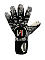 ONEKEEPER Finaty Black - Negative Cut Black and White Pro-Level Goalkeeper Gloves for Kids, Youth and Adults - ONEKEEPER USA