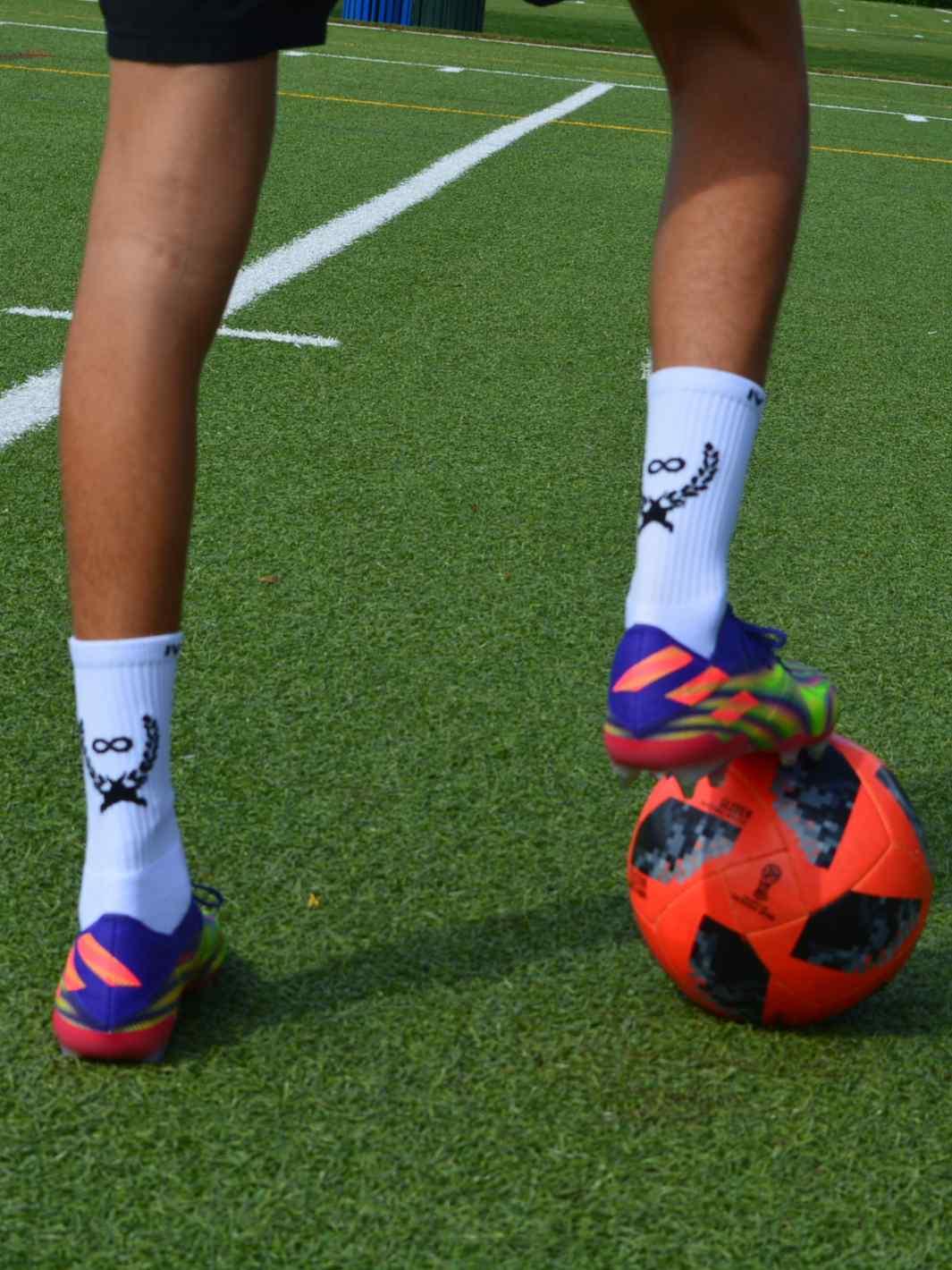 ONEKEEPER Grip Socks, Mid-Calf, Anti Slip Sports Grip Pads Socks for Every Sport - ONEKEEPER USA