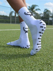 ONEKEEPER Grip Socks, Mid-Calf, Anti Slip Sports Grip Pads Socks for Every Sport - ONEKEEPER USA