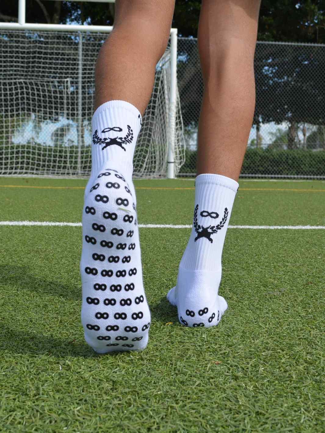 ONEKEEPER Grip Socks, Mid-Calf, Anti Slip Sports Grip Pads Socks for Every Sport - ONEKEEPER USA