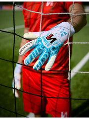 ONEKEEPER Iconic - Snug Fit - Negative Cut Blue Pro-Level Golie Gloves for Kids, Youth and Adults - ONEKEEPER USA