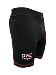 ONEKEEPER Men's Black Compression Short for Goalkeeping, All Seasons - ONEKEEPER USA