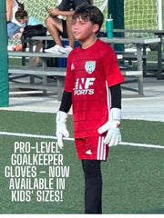 ONEKEEPER Solid White Hybrid Cut Pro-Level Goalkeeper Gloves with Removable Finger-Save Spines (Spines Not Included) - ONEKEEPER USA