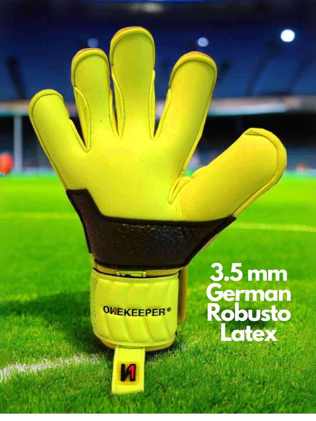 ONEKEEPER VECTOR Junior Fluorescent Yellow Kids & Junior Goalkeepers | Removable Finger Saves (Spines not Included) - ONEKEEPER USA